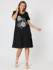 Circle on Circle Dress - Black