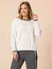 NYC Sports Embroidered Top - Ivory