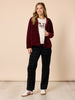 Chateau Velvet Jacket - Shiraz