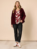 Aspen Print Top - Shiraz
