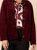 Chateau Velvet Jacket - Shiraz