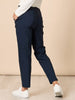 Evie Stretch Pant-Navy