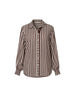 Amour Stripe Shirt - Chocolate/White