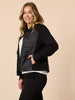 5th Avenue Quilted Jacket - Black