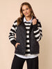 Riviera Sweatshirt - Black/Ivory