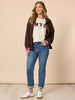 The NYC Embroidered Long Sleeve Tee - Natural