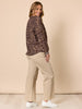 Leopard Print V-Neck Top