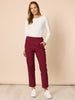 Evie Stretch Pant-Shiraz