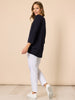 Travellers Pleat Top-Navy