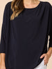Travellers Pleat Top-Navy