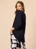 Travellers Pleat Top-Navy