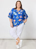 Summer Gala Top - Cobalt