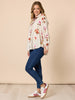 Central Park Floral Print Shirt - Natural Multi