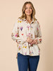 Central Park Floral Print Shirt - Natural Multi