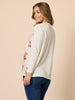 Central Park Floral Print Top - Natural Multi