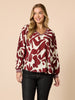 Aspen Print Top - Shiraz