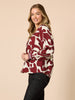 Aspen Print Top - Shiraz