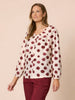 Bordeaux Spot Top - Shiraz Multi