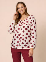 Bordeaux Spot Top - Shiraz Multi