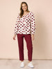 Bordeaux Spot Top - Shiraz Multi