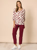 Evie Stretch Pant-Shiraz