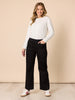 Carpenter Wide Leg Pull on Jean - Black