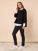 Provence Eyelet Top - Black