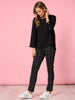 Provence Eyelet Top - Black
