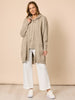 Cirque Hooded Diamante Knit - Latte