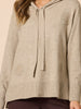 Cirque Hooded Diamante Knit - Latte