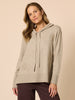 Cirque Hooded Diamante Knit - Latte