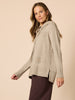 Cirque Hooded Diamante Knit - Latte