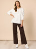 Cirque Hooded Diamante Knit - Winter White