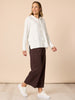 Cirque Hooded Diamante Knit - Winter White