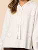 Cirque Hooded Diamante Knit - Winter White