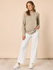 Alpine Spot Knit - Latte