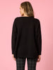 Rochelle Side Button Knit - Black