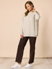 Rochelle Side Button Knit - Natural