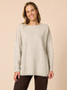 Rochelle Side Button Knit - Natural