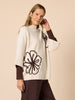 Mimosa Floral Print Knit - Natural