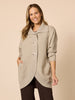 Café Longline Cardigan - Latte