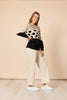 Mimi Print Knit - Natural/ Black