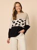 Mimi Print Knit - Natural/ Black