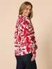 Moulin Rouge Floral Print Shirt - Red