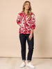 The Retro Cuff Straight Leg Jean - Dark Denim