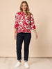 Moulin Rouge Floral Print Shirt - Red
