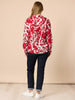 Moulin Rouge Floral Print Shirt - Red