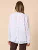 Fleur Flower Print Top - White Gold