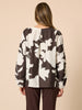 Toulouse Floral Print Top - Coffee Ivory