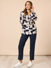 Rive Gauche Top - Navy Multi